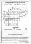 Table of Contents, Sangamon and Menard Counties 1992